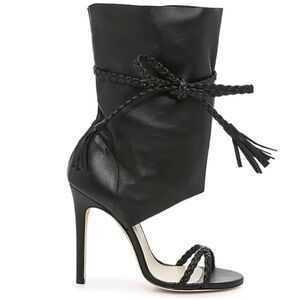 Tiannia Barnes Black Misty Boots Sandal